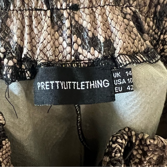 Pretty Little Thing x Little Mix snake skin cargo pants - Picture 6 of 6